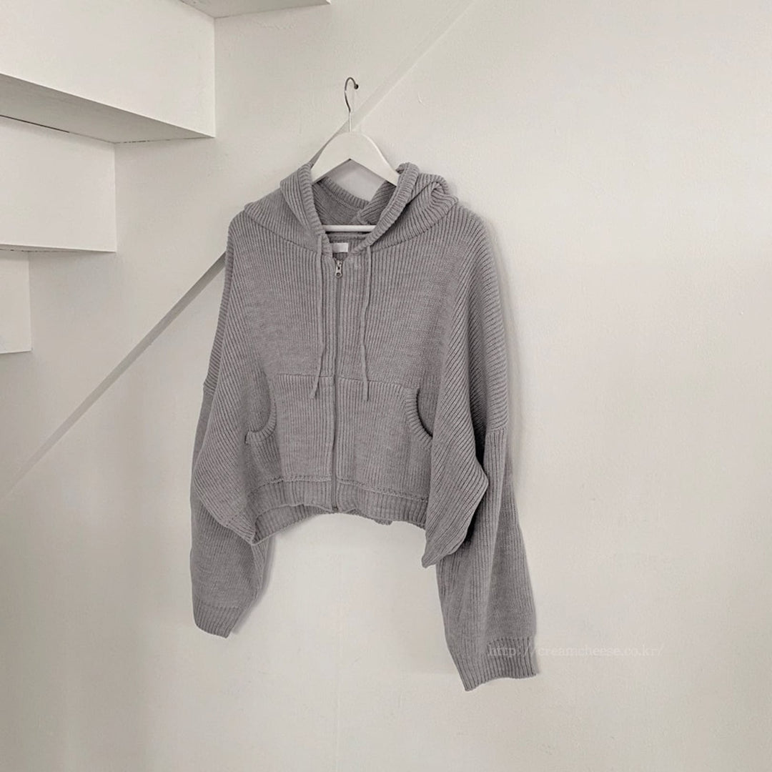 【outer】ファスナーニットカーデ　M26115