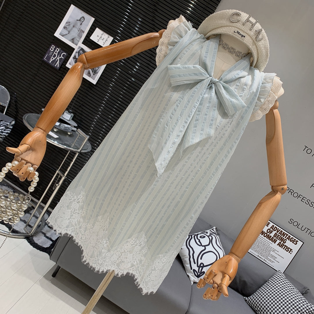 【dress】リボン付きワンピース　M25260