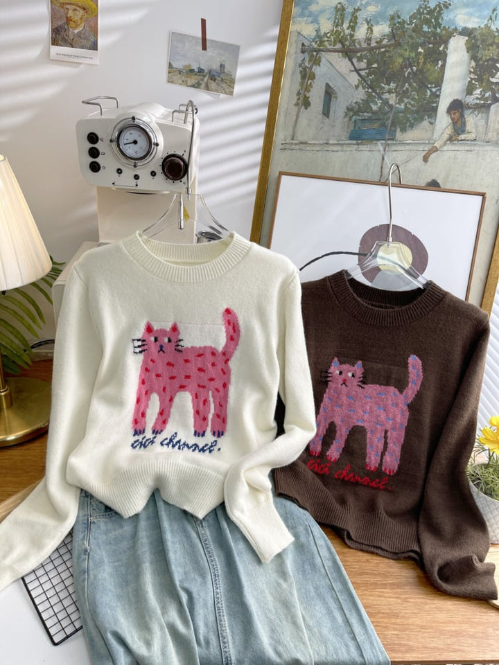 【tops】ニットセーター　M25652