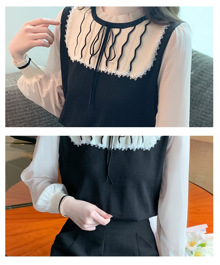 【tops】チュールシャツトップス　M20997