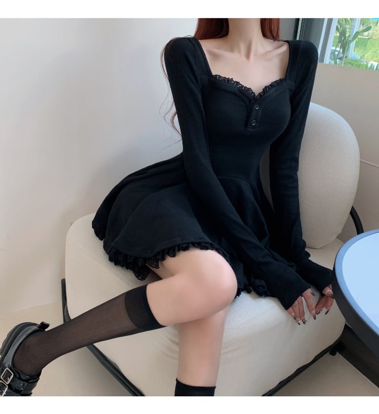 【dress】ニットワンピース　M27103