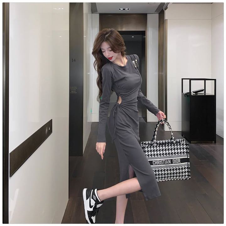 【dress】切り替えワンピース　M25348