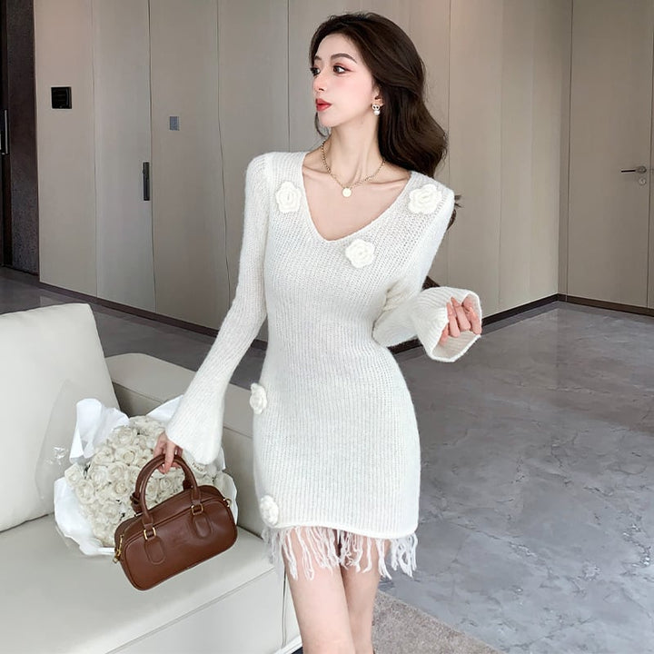 【dress】ニットワンピース　M26590