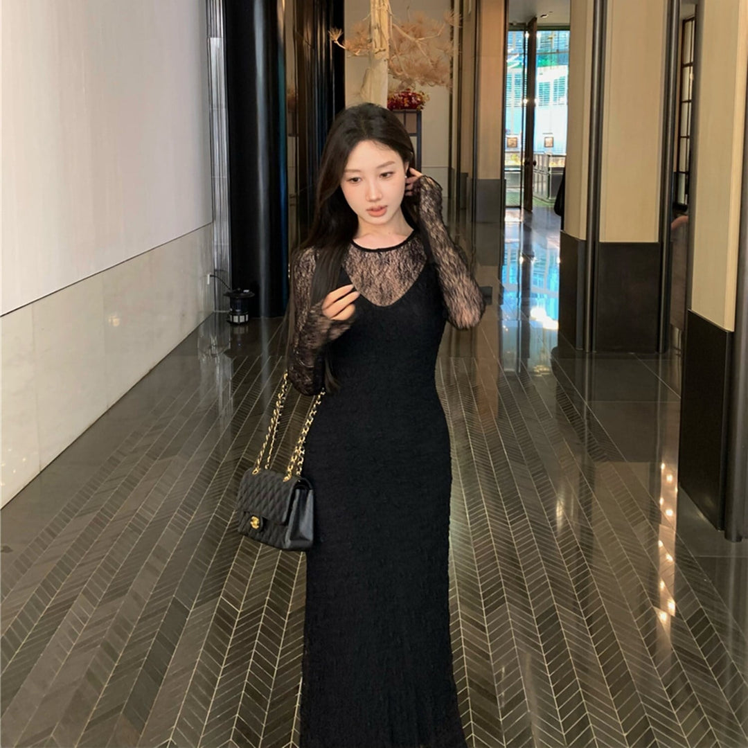 【dress】レースワンピース　N2673