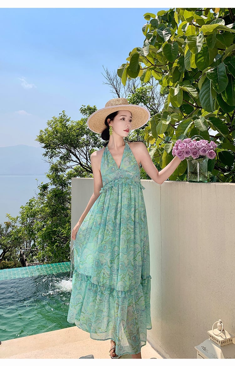 【dress】プリントワンピース　M22276