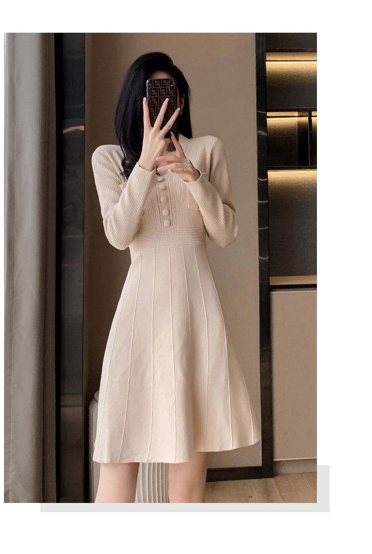 【dress】ニットワンピース　M21353