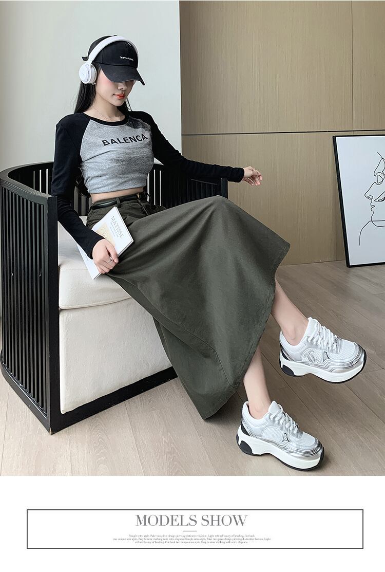 【bottoms】デニムスカート　M28727
