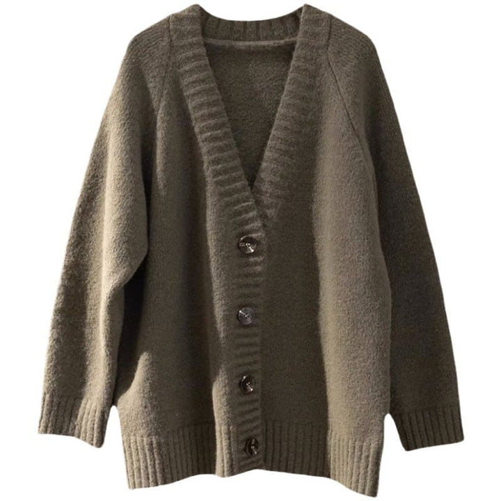 【outer】Vネックニットカーデ　M26309