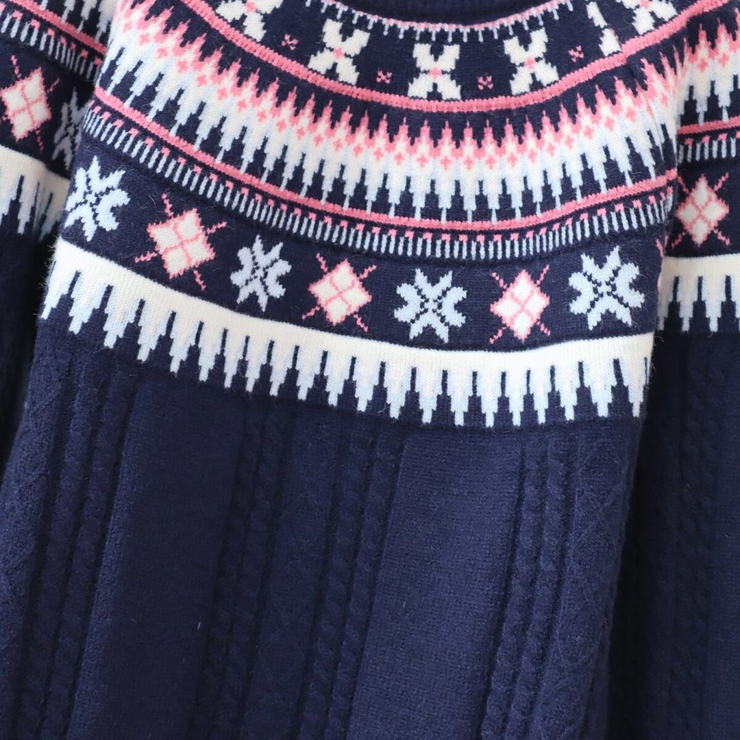 【tops】ジャカードニットセーター　M28757