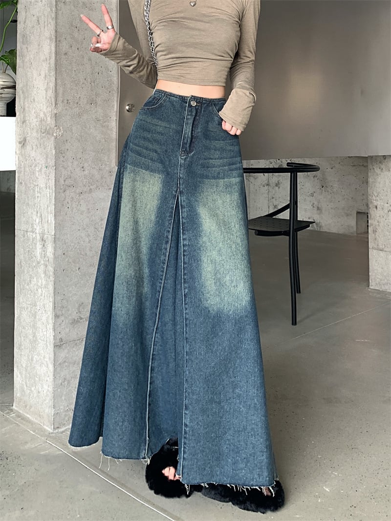 【bottoms】デニムスカート　M29003