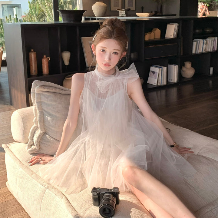 【dress】リボンチュールワンピース　M30759