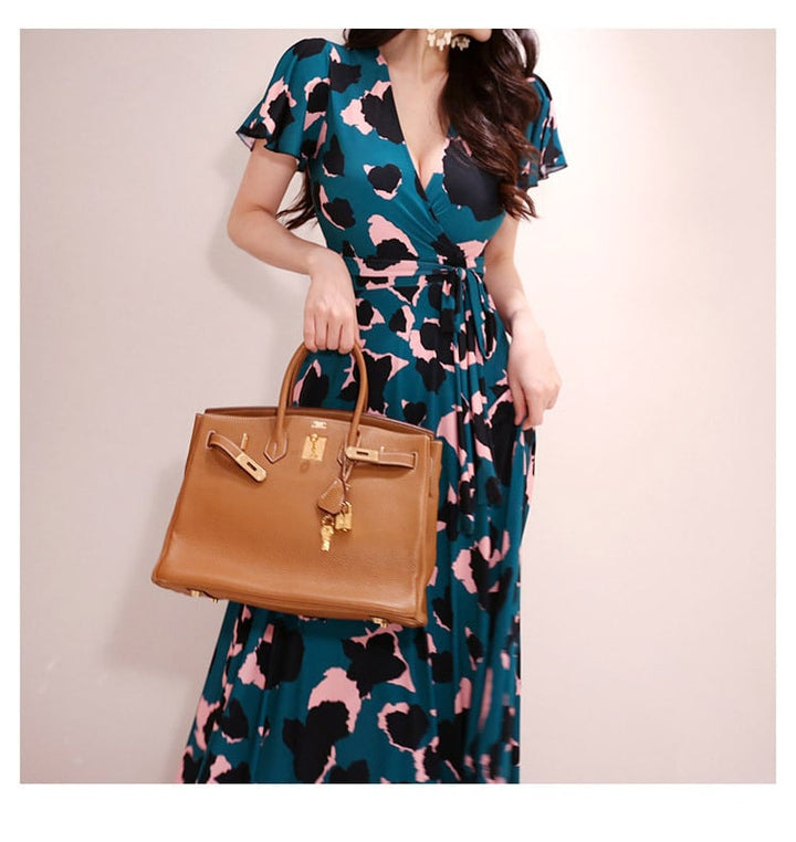 【dress】プリントワンピース　M22582