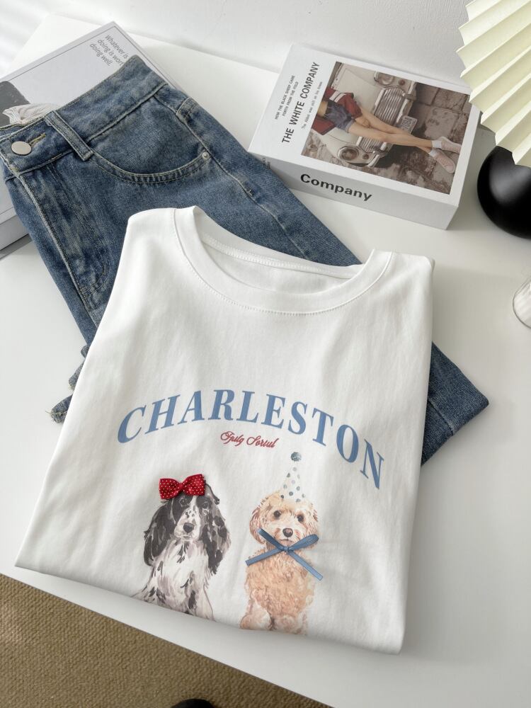 【tops】カートゥーンTシャツ　M29929