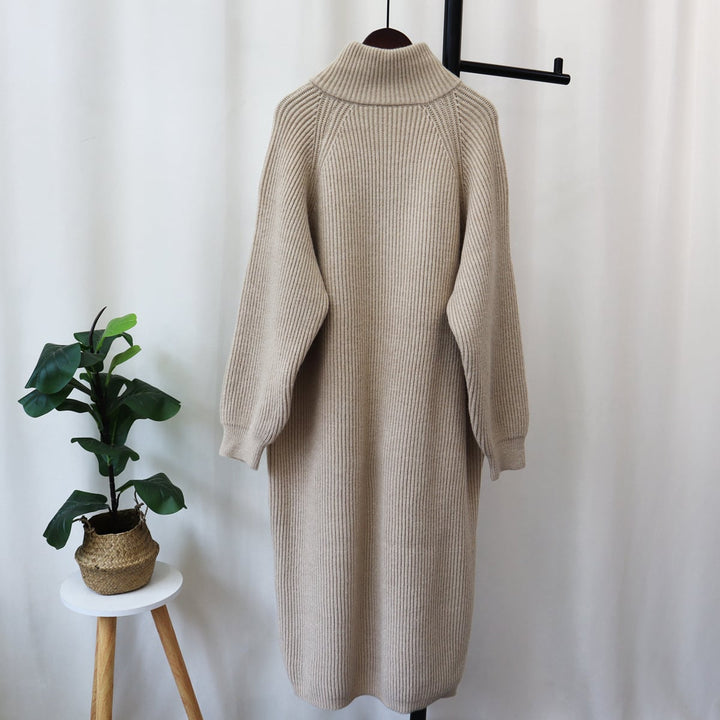 【outer】ロング丈ニットカーデ　M18347