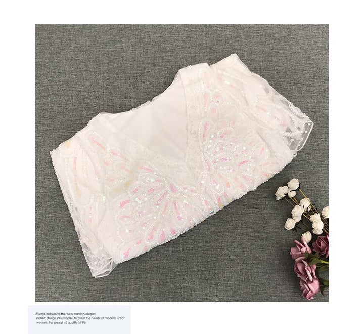 【dress】ノースリーブスパンコールワンピース　M30142