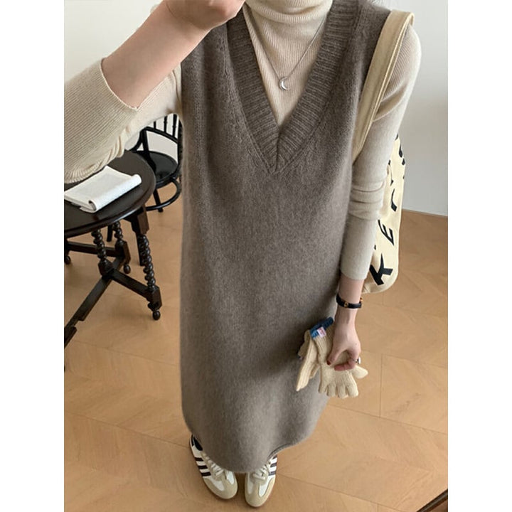 【dress】ニットベストワンピース　M26016