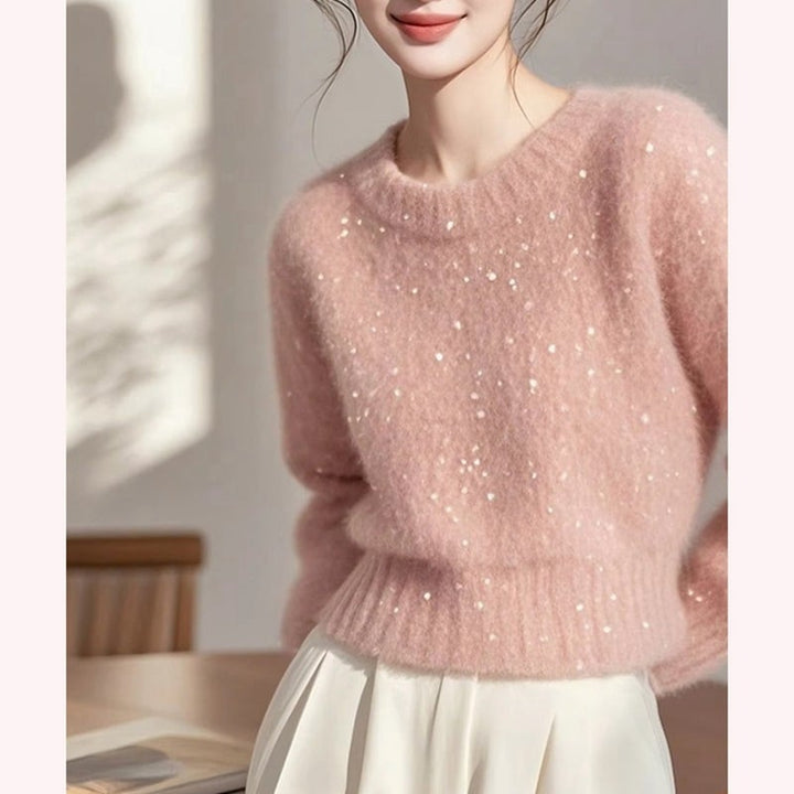 【tops】クルーネックニットセーター　M29099
