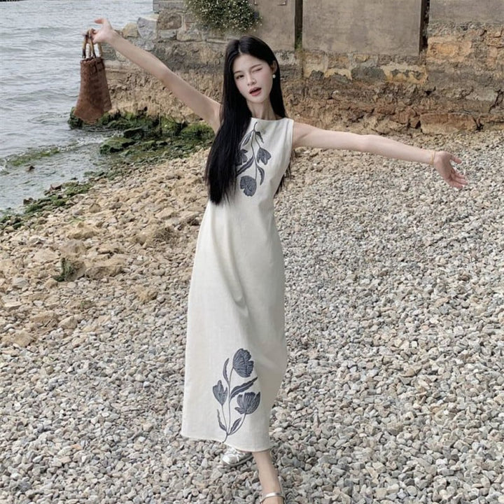 【dress】ノースリーブワンピース　M24528