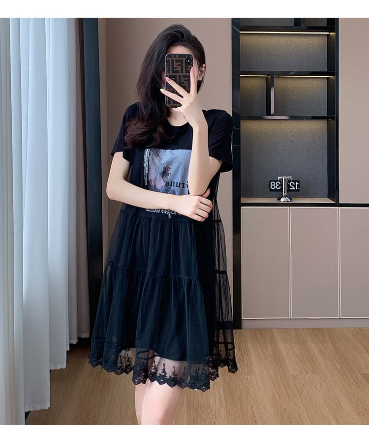 【dress】人気を独占中 切り替えカジュアルワンピース　M16957