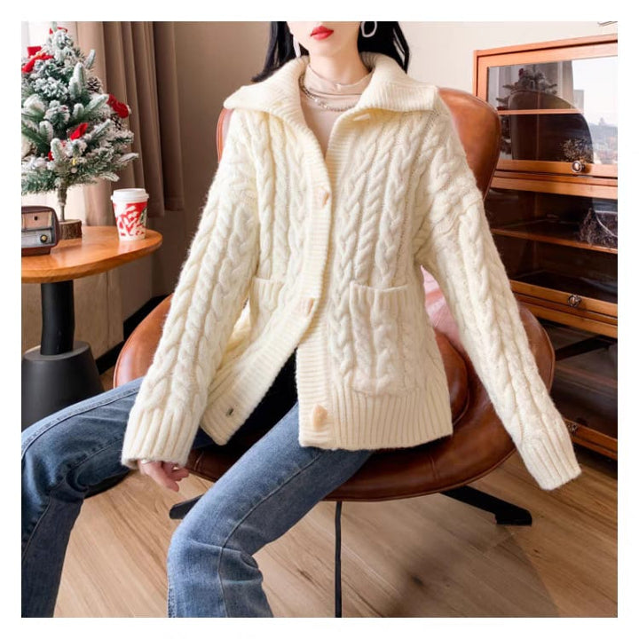 【outer】ニットカーデ　M25750