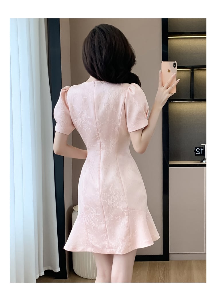【dress】ビジューワンピース　M24453