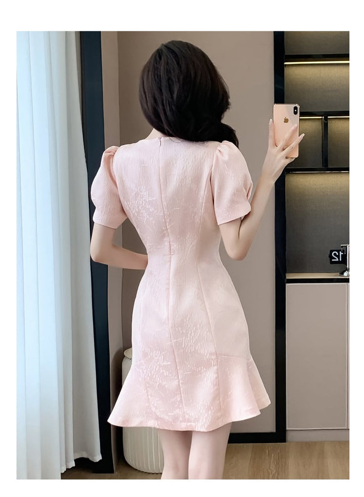 【dress】ビジューワンピース　M24453
