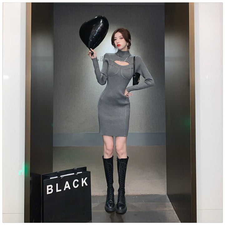 【dress】ニットワンピース　M19003