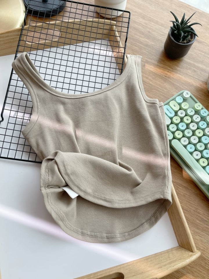 【tops】着回し最強肌触りいい ノースリーブキャミソール　M16961