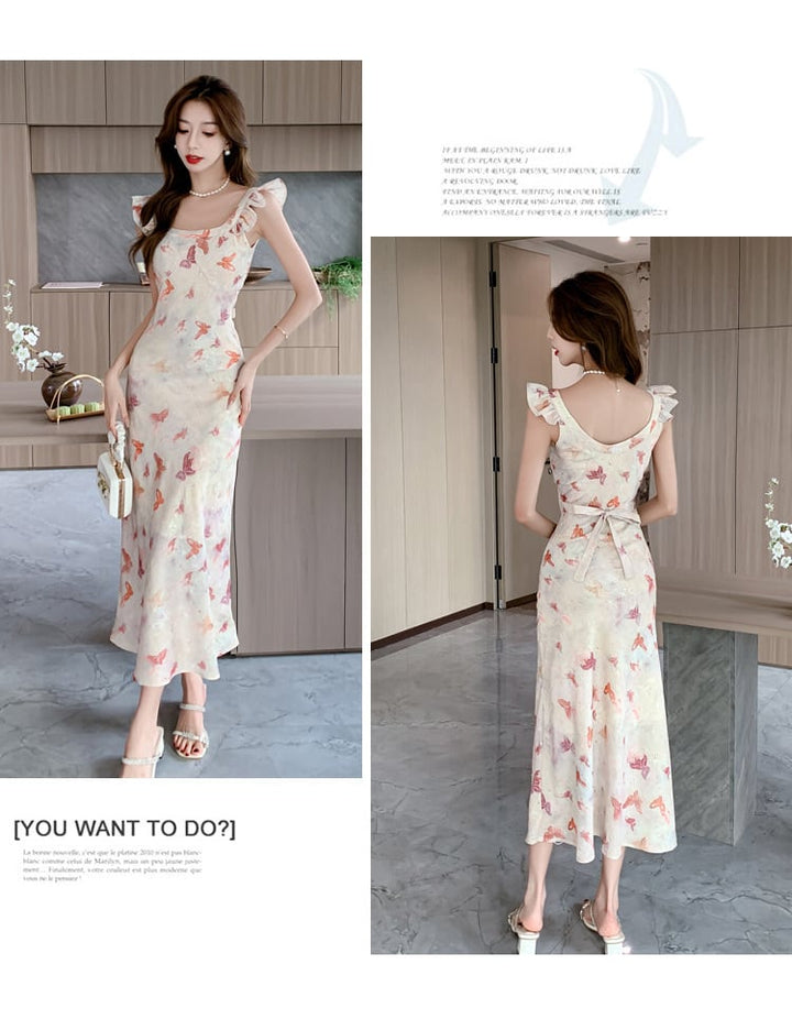 【dress】プリントキャミワンピース　M23963