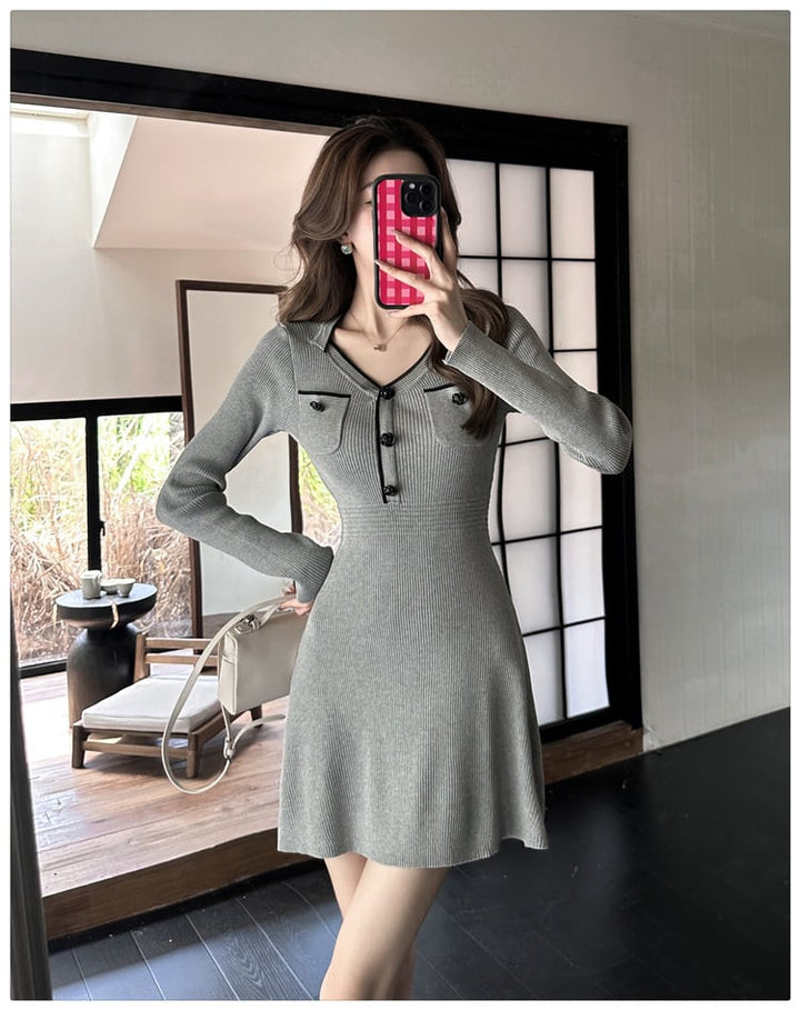 【dress】ニットワンピース　M27452
