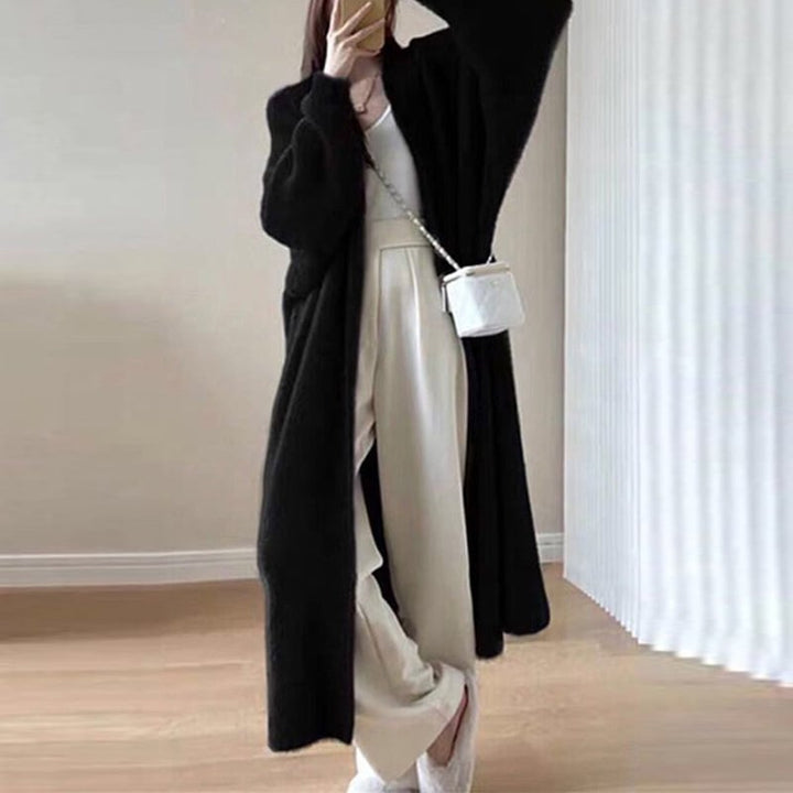 【outer】ロング丈ニットカーデ　M26868