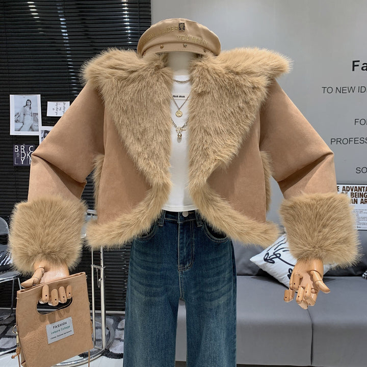 【outer】ファーショートコート　M27912