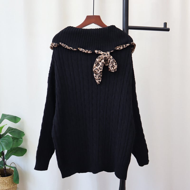 【tops】ボートネックニットセーター　M26870