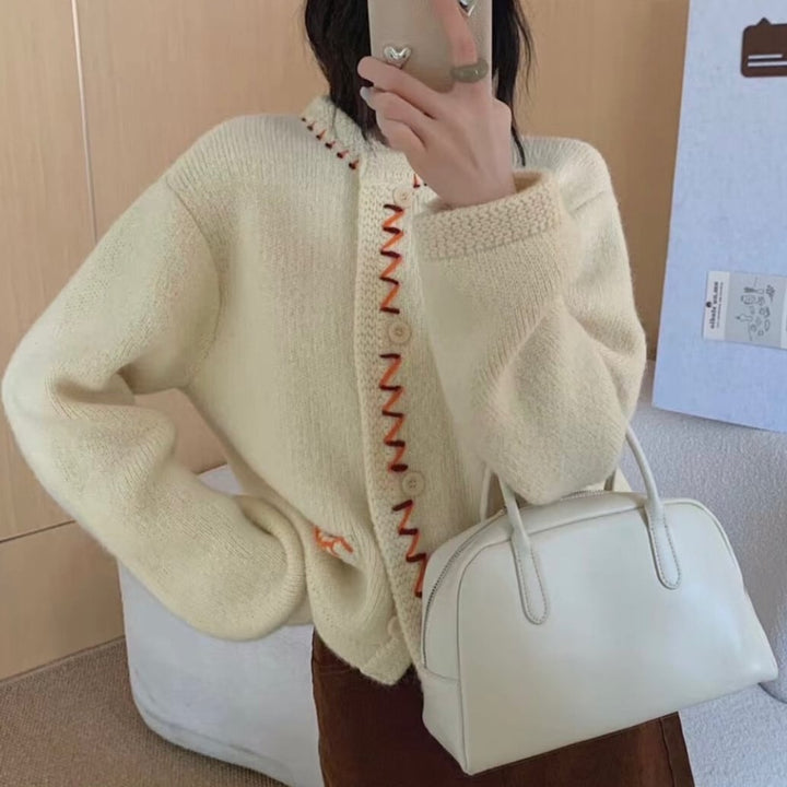 【outer】ニットカーデ　M28073