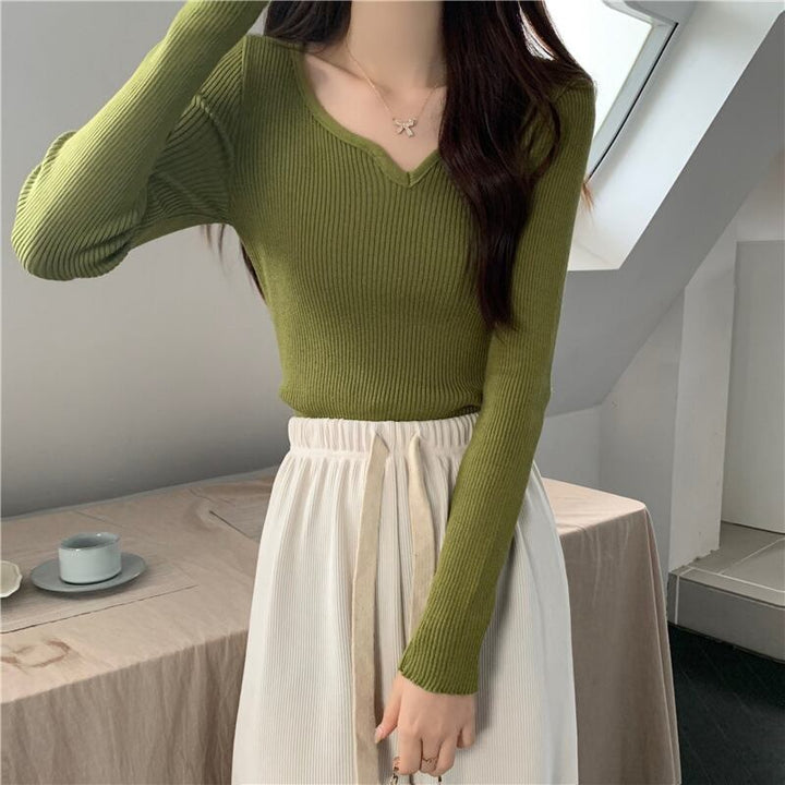 【tops】ニットトップス　M28069