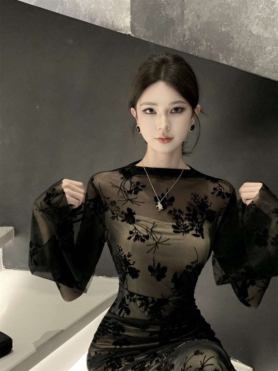 【dress】マーメイドワンピース　M26643
