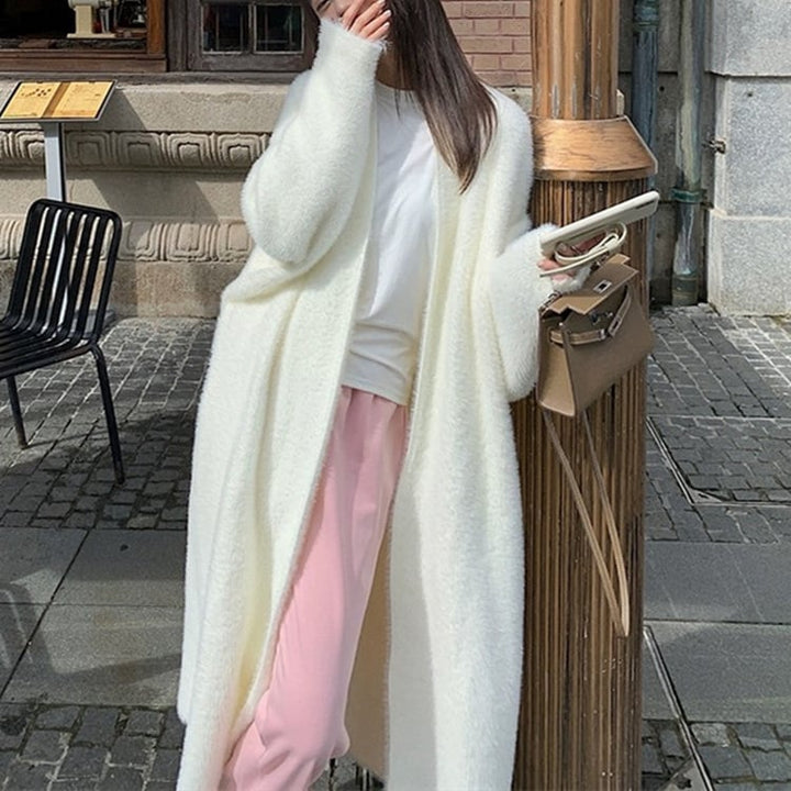 【outer】ロング丈ニットカーデ　M26868