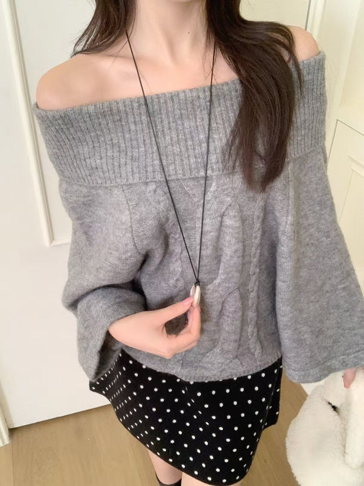 【tops】ニットトップス　K0669