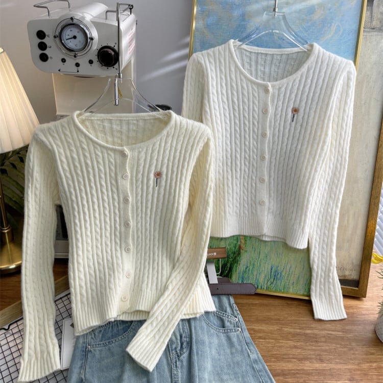 【outer】ニットカーデ　M26576
