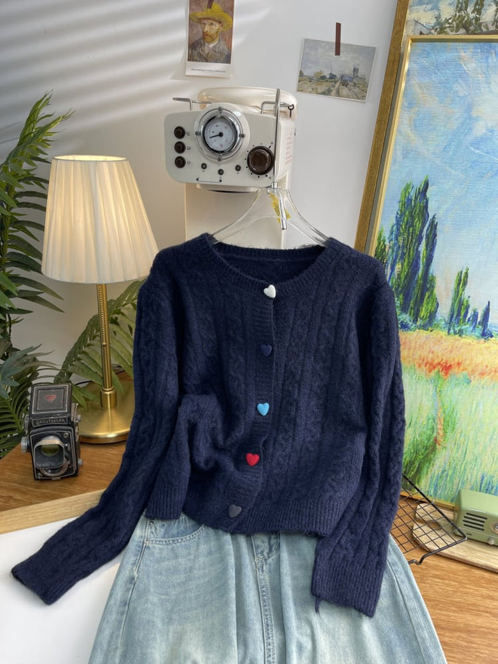 【outer】ニットカーデ　M26473