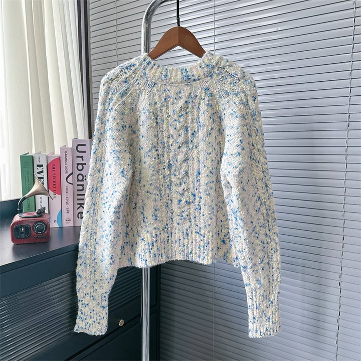【outer】クルーネックニットカーデ　M25577