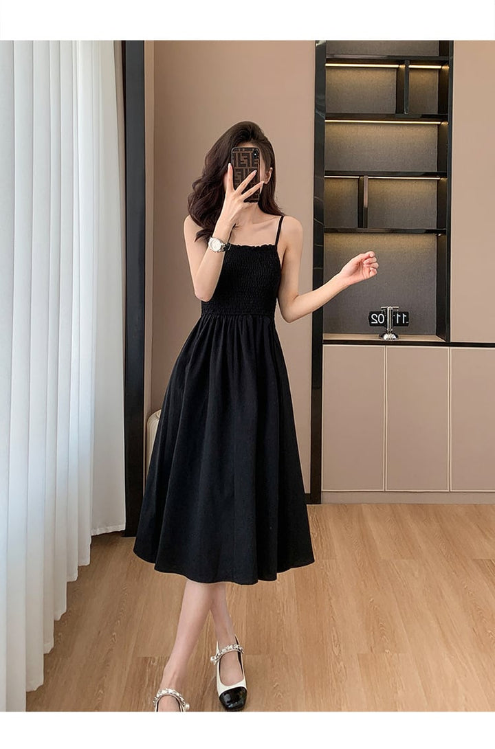 【set】ニットカーデ×キャミワンピースセット　M18364