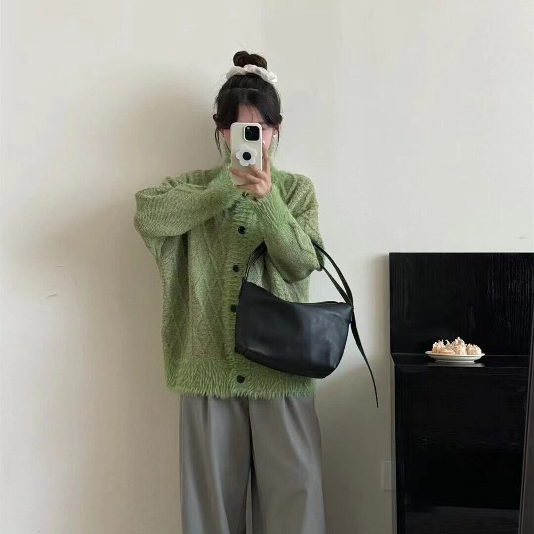 【outer】ニットカーデ　M27352