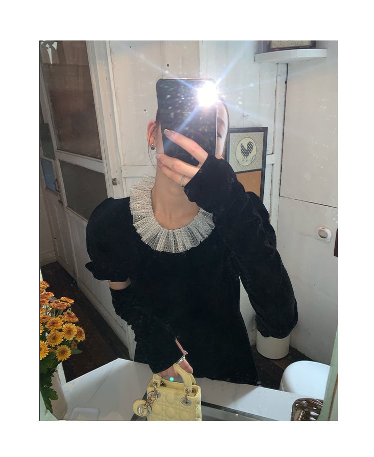 【dress】デートワンピースアームカバー付き　M26459