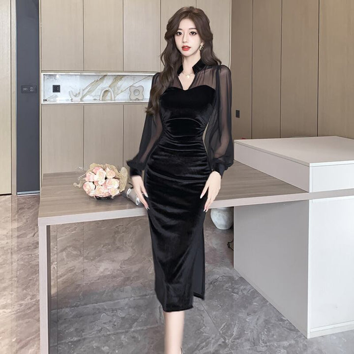 【dress】ドッキングワンピース　M18649
