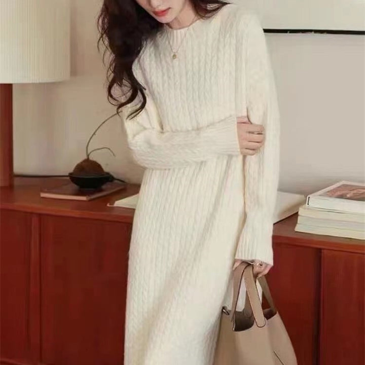 【dress】無地ニットワンピース　M17968