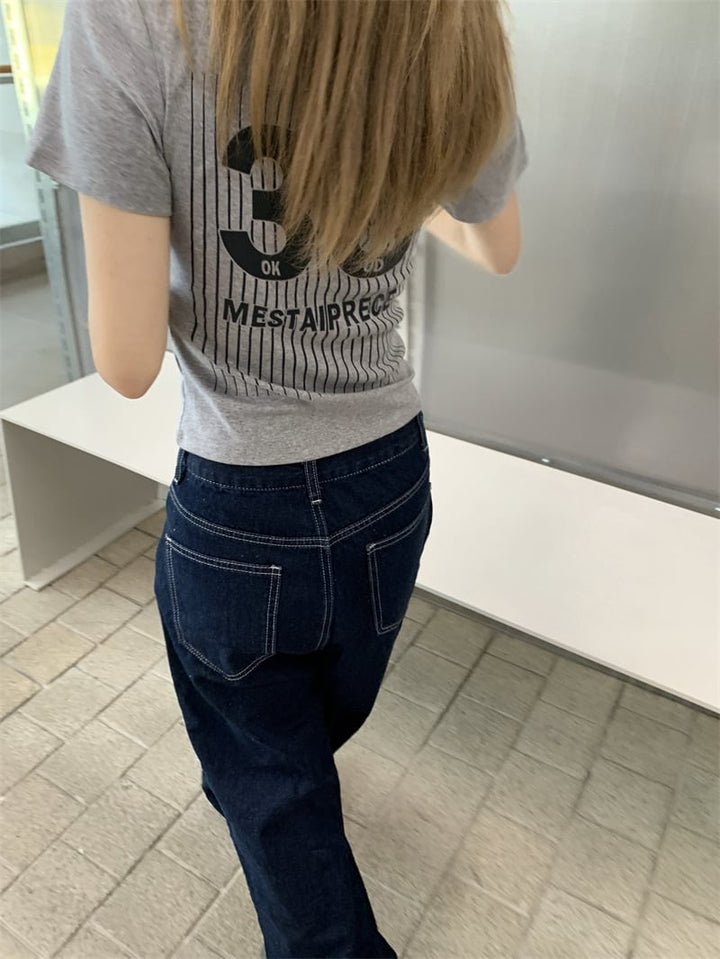 【tops】プリントTシャツ　M25102
