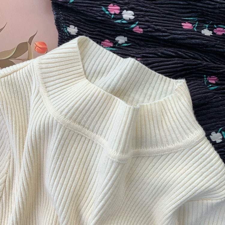 【tops】ニットトップス　M26486