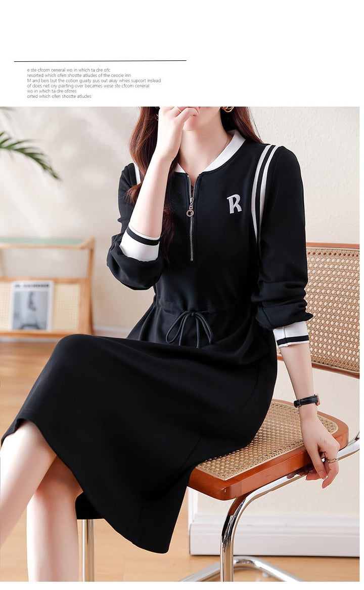 【dress】ファスナーワンピース　M21352