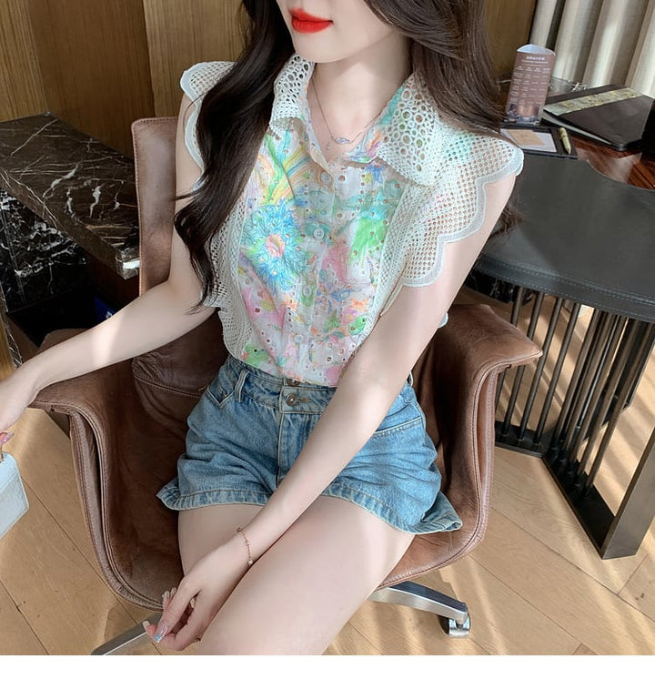 【tops】ノースリーブトップス　M23951